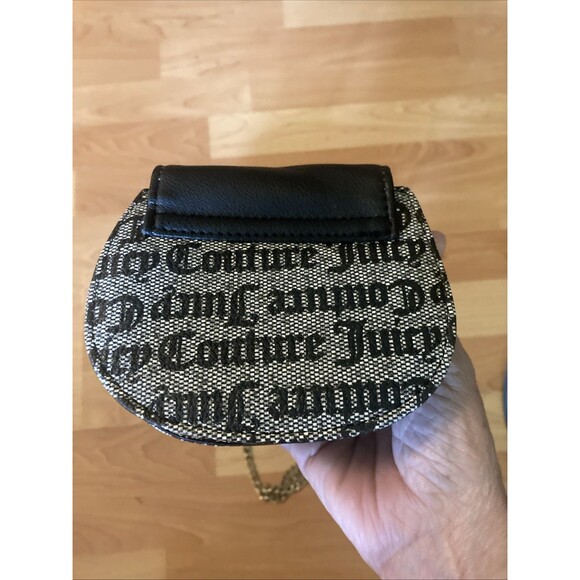 Mini Bag Juicy Couture Small Purse Bag Crossbody Chain Gold Bling Y2K Girly Logo - Picture 3 of 9